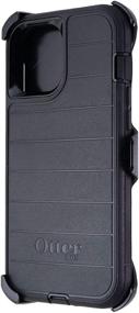 img 1 attached to 📱 Ultimate Protection: OtterBox Defender Pro Case and Holster for Apple iPhone 12 Pro Max - Black