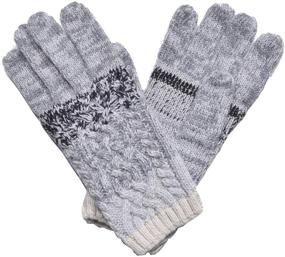 img 4 attached to 🧤 Stay Warm and Connected: Woogwin Winter Touchscreen Gloves for Women