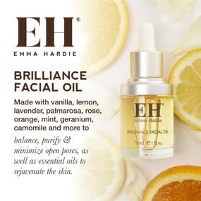 img 1 attached to 🌿 Emma Hardie Brilliance Facial Oil: Vegan Overnight Nourishing Oil for Face, Natural Antioxidant Moisturizer - Nourish and Balance Skin, Cruelty-Free Skincare for All Skin Types (30mL)