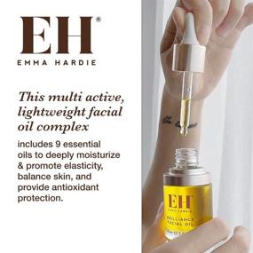 img 2 attached to 🌿 Emma Hardie Brilliance Facial Oil: Vegan Overnight Nourishing Oil for Face, Natural Antioxidant Moisturizer - Nourish and Balance Skin, Cruelty-Free Skincare for All Skin Types (30mL)