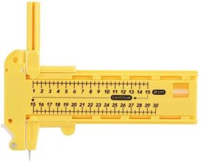 img 2 attached to 🔪 Premium-Grade HEEPDD Compass Circle Cutter: A Professional Rotary Art Craft Cutting Tool for Paper, Cardboard, Rubber, and Leather