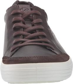 img 3 attached to ECCO Sneaker Coffee Suede 16 16 5: Stylish and Comfortable Footwear for Men