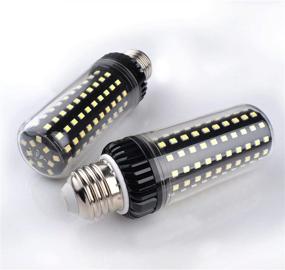 img 2 attached to Лампочки Yiizon LED Corn E26 25 Вт эквивалент 200 Вт Лампы для освещения 6000K Дневной свет 2500LM Лампы с цоколем E26 гильзой Эдисона Недиммируемые светодиодные светильники на свечах 3 штуки