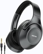 🎧 abingo hybrid active noise cancelling headphones with microphone bt30nc pro bluetooth 5.0: best over-ear headset for wired and wireless, 40 hours playtime, deep bass headphone logo