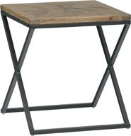 🪑 rivet industrial mango-topped side table by amazon brand: ultimate blend of style and functionality logo