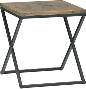 img 4 attached to 🪑 Rivet Industrial Mango-Topped Side Table by Amazon Brand: Ultimate Blend of Style and Functionality