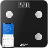📱 active era smart scale body fat scale: maximize wellness with bluetooth connectivity & free smartphone app (black) logo