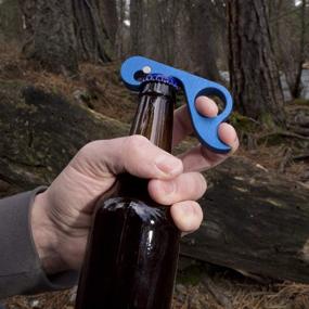 img 1 attached to 🍾 Effortlessly Open Bottles with GrabOpener: One-Handed Grab Opener in Blue