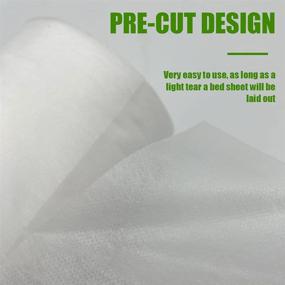 img 2 attached to 🛏️ Waterproof Bed Cover Roll - 50 Pcs of Disposable Non-Woven Bed Sheet, 31" X 70" for Spa, Massage, Tattoo and Exam Tables