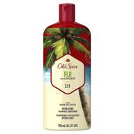 old spice fiji 2 in 1 men's shampoo and conditioner: complete hair care solution in a 25.3 fl oz bottle logo