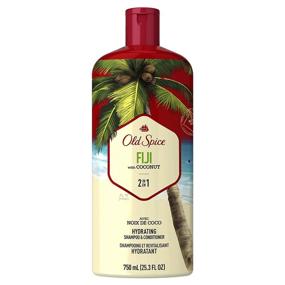 img 4 attached to Old Spice Fiji 2 in 1 Men's Shampoo and Conditioner: Complete Hair Care Solution in a 25.3 FL OZ Bottle