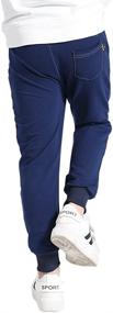 img 2 attached to KISBINI Cotton Sports Trousers Children Boys' Clothing in Pants