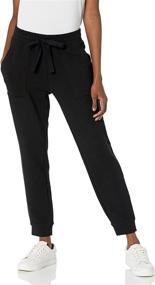 img 4 attached to 👖 Comfy & Stylish: Amazon Brand - Daily Ritual Women's Relaxed Fit Terry Cotton and Modal Patch Pocket Jogger