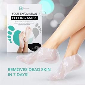 img 3 attached to 👣 Foot Peel Mask - 2 Pack - Removing Calluses and Dead Skin Cells - Achieve Baby Soft Feet - Exfoliating Natural Treatment - Healing Rough Heels - Attain Soft Feet by Lavinso