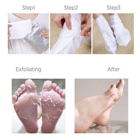 img 1 attached to 👣 Foot Peel Mask - 2 Pack - Removing Calluses and Dead Skin Cells - Achieve Baby Soft Feet - Exfoliating Natural Treatment - Healing Rough Heels - Attain Soft Feet by Lavinso