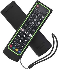 img 2 attached to SIKAI Silicone Case for LG Smart TV Remote: Shockproof Protective Cover in Black-Green