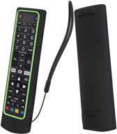 sikai silicone case for lg smart tv remote: shockproof protective cover in black-green logo