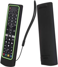 img 4 attached to SIKAI Silicone Case for LG Smart TV Remote: Shockproof Protective Cover in Black-Green