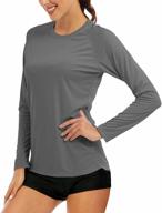 protection shirts performance athletic workout women's clothing for swimsuits & cover ups logo