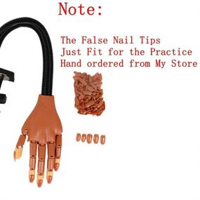 img 1 attached to 💅 200 Pcs PP Material Original Type False Nail Tips: DIY Nail Training, Manicure Tool, Nail Art Tips, Removable Practice Nails for Training Hands (B-200 PCS Nails)