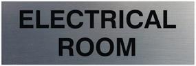 img 1 attached to 🔌 Optimized Electrical Room Door Wall Sign