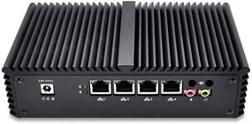 img 3 attached to 💻 QOTOM Q330G4 Industrial PC Gateway Firewall Router - Intel i3 4005U AES-NI, 4 Gigabit NICs (RAM and SSD Not Included): A Powerful Solution for Networking and Security
