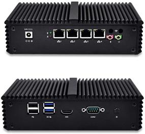 img 4 attached to 💻 QOTOM Q330G4 Industrial PC Gateway Firewall Router - Intel i3 4005U AES-NI, 4 Gigabit NICs (RAM and SSD Not Included): A Powerful Solution for Networking and Security