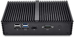 img 1 attached to 💻 QOTOM Q330G4 Industrial PC Gateway Firewall Router - Intel i3 4005U AES-NI, 4 Gigabit NICs (RAM and SSD Not Included): A Powerful Solution for Networking and Security