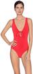 robin piccone womens plunge swimsuit women's clothing and swimsuits & cover ups logo