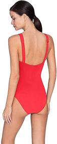 img 1 attached to Robin Piccone Womens Plunge Swimsuit Women's Clothing and Swimsuits & Cover Ups