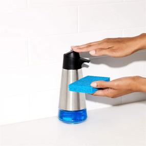 img 2 attached to Effortlessly Dispense with OXO Good Grips Stainless Steel Easy Press Dispenser