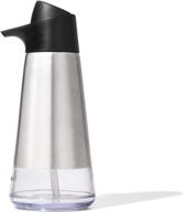 effortlessly dispense with oxo good grips stainless steel easy press dispenser logo