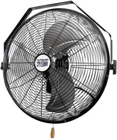 img 4 attached to 💨 Maxx Air 18" Residential Wall Mount Fan - Commercial Grade for Garage & Shop with Easy Operation and Powerful CFM