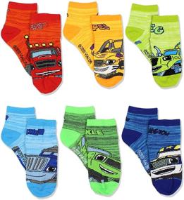 img 4 attached to 🔥 Blaze and the Monster Machines Toddler Boys' 6-Pack Socks: Fun and Comfort for Active Little Feet