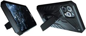 img 2 attached to Kitoo iPhone 11 Pro Max Case with Kickstand - Military Grade 12ft. Drop Tested, Black - Buy Now!