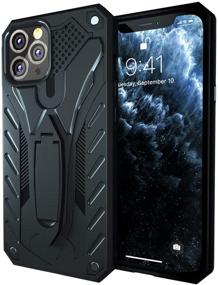 img 1 attached to Kitoo iPhone 11 Pro Max Case with Kickstand - Military Grade 12ft. Drop Tested, Black - Buy Now!