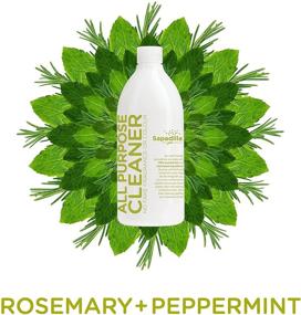 img 2 attached to 🌿 Clear 25 oz Sapadilla All-Purpose Cleaner Concentrate with Rosemary and Peppermint - Biodegradable