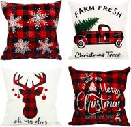 christmas decorations holiday cushion farmhouse logo