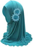 flowers anti uv protection breathable islamic girls' accessories and fashion scarves logo