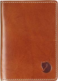 img 2 attached to 🛂 Fjallraven Leather Passport Cover in Cognac: Stylish and Functional Travel Essential