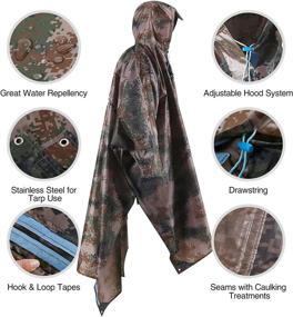 img 1 attached to REDCAMP Waterproof Multifunctional Lightweight Camouflage Outdoor Recreation and Camping & Hiking