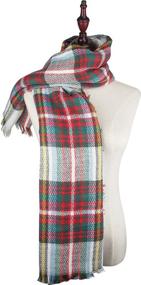 img 2 attached to 🧣 VIVIAN VINCENT Women's Blanket Oversized Scarves & Wraps: A Must-Have Accessory for Fashionable Women