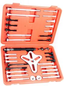 img 4 attached to 🔧 HFS (R) Harmonic Balancer Puller Kit - 46 Pcs Gear Puller, Crank Shaft Pulley, Steering Wheel, Yoke Crank Tool Set with Storage Case