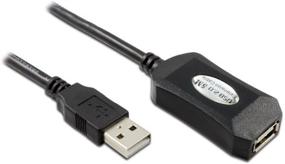 img 1 attached to Технология 16 футовый USB активный удлинитель сигнала с усилителем для улучшения связи - тип A мужской к A женскому USB 2.0 кабель.