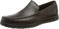 ecco classic driving loafer smooth men's shoes and loafers & slip-ons logo