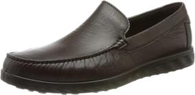 img 4 attached to ECCO Classic Driving Loafer Smooth Men's Shoes and Loafers & Slip-Ons