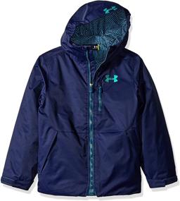 img 1 attached to 🧥 Ultimate Protection: Under Armour Boys' ColdGear Reactor Yonders Jacket