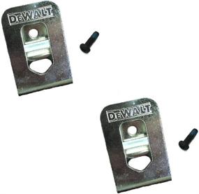 img 1 attached to 🔧 DEWALT N268241 Belt Hook Kit (Set of 2), Silver - Improved SEO