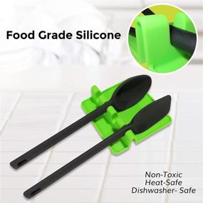 img 3 attached to Efficient Silicone Kitchen Sponges Set | Multiple Countertop Uses