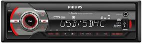 img 2 attached to Улучшите звучание автомобильного аудиосистемы с помощью Philips 1-Din стереосистемы AM/FM/USB/AUX - 50W x4 усилитель включен CE233.